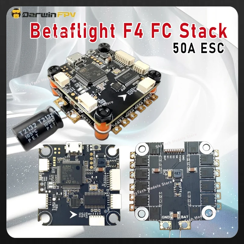 DarwinFPV 베타플라이트 F4 FC 스택, 50A - Betaflight Fc F4 리뷰 및 가격
