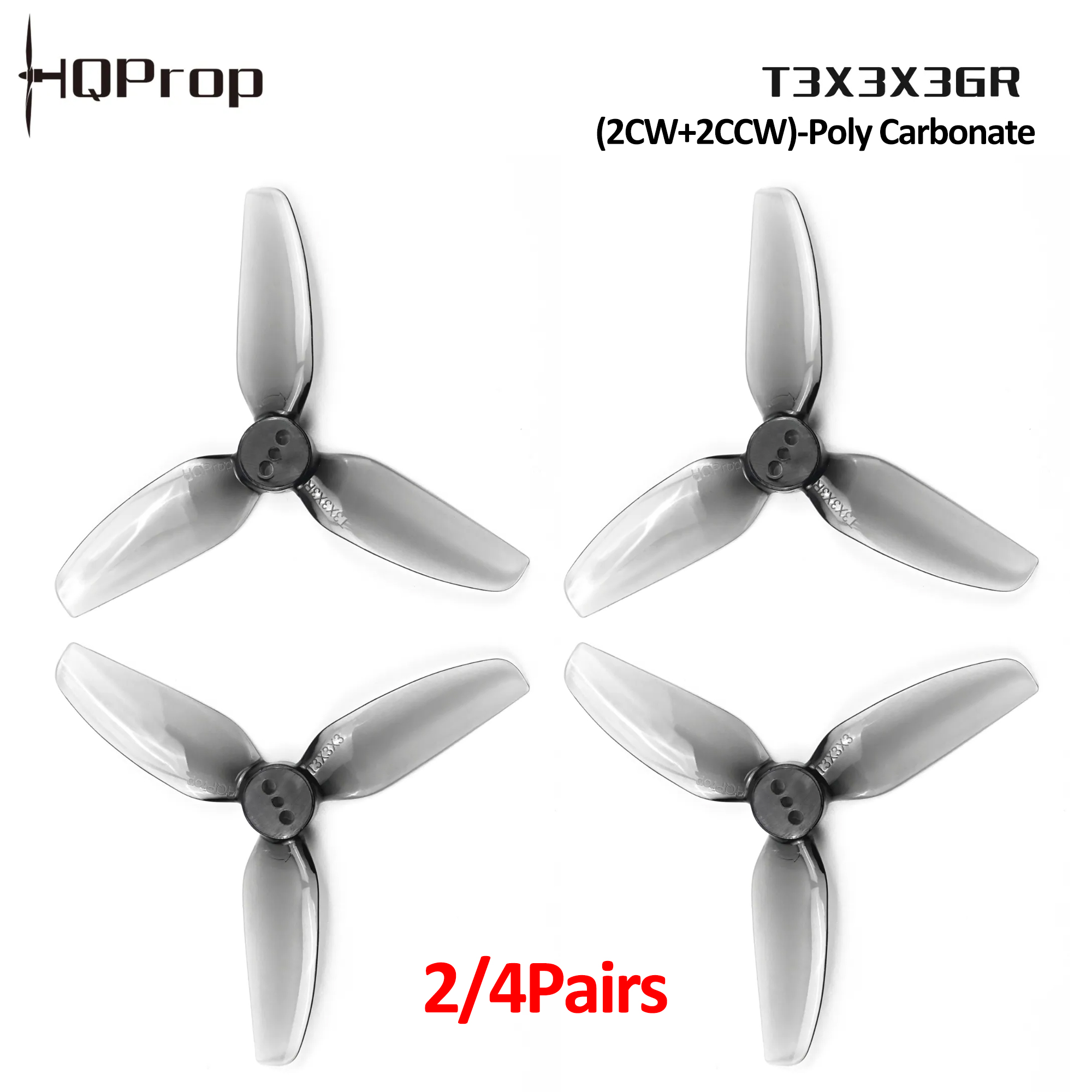 2/4개 세트 HQProp T3X3X3GR 프로펠러,  - Fpv Drone Propeller 리뷰 및 가격